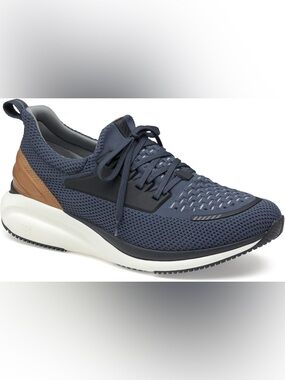 Johnston & Murphy Men's Navy Knit Athletic Sneakers